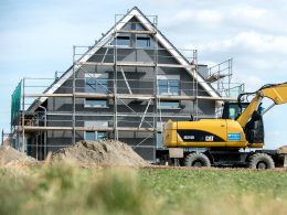 Beim Bau von klimafreundlichen Häusern kann man Hilfe vom Staat bekommen. (Archivbild)